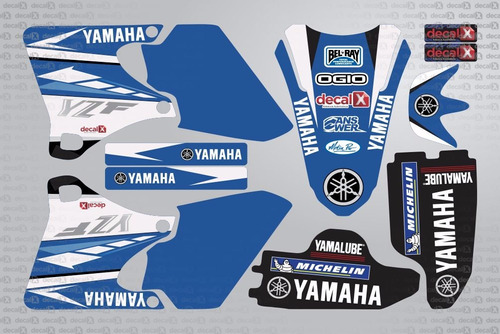 Kit Adesivo Moto Cross Trilha Compatível Yamaha Yz 426 Mt004